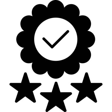 ödül madalya ikonu vektör illüstrasyonu