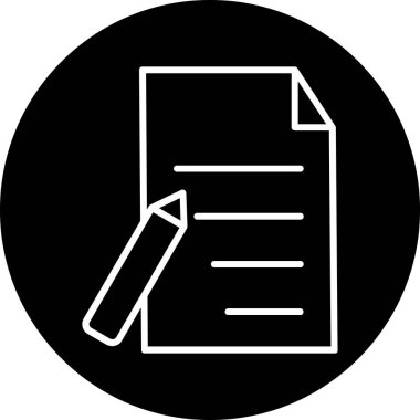 Belge modern simge tasarımının vektör illüstrasyonu