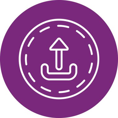 vektör çapa simgesi illüstrasyonu