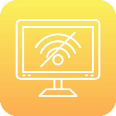 Wifi simgesi, vektör illüstrasyonu