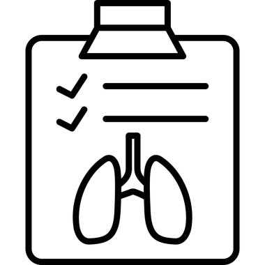 tıbbi ve sağlık çizgisi vektör simgesi