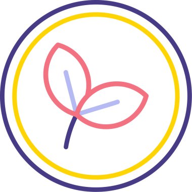 Bir çiçeğin vektör illüstrasyonu