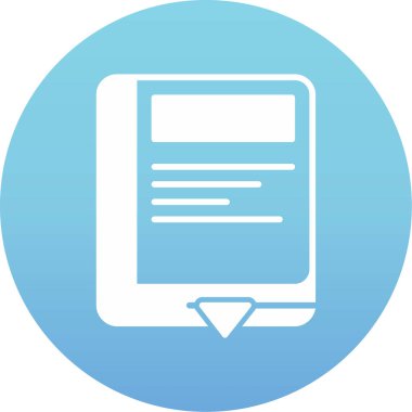 Modern bir simgenin vektör illüstrasyonu