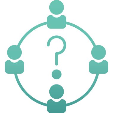 İnsan simgesinin vektör illüstrasyonu