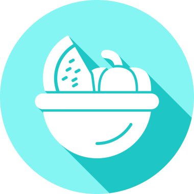 Gıda simgesinin vektör illüstrasyonu