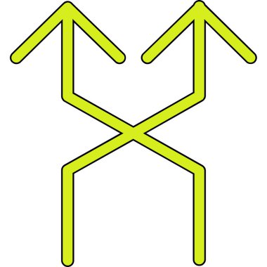 Ok. Web simgesi basit illüstrasyon