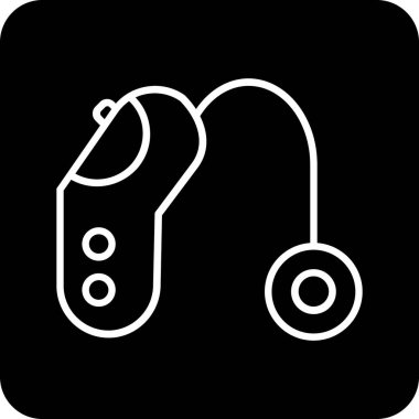 Vektör kulaklık simge tasarlamak