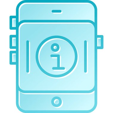 Soru işareti olan cep telefonu.