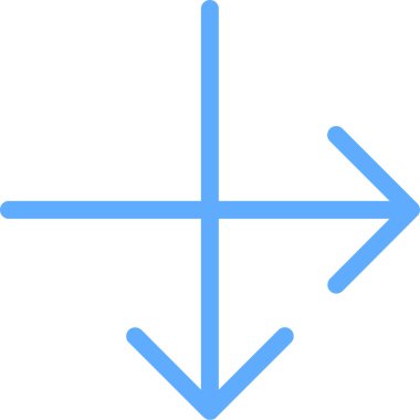 Yön sol vektör simgesi. Tarzıdır kontur simgesini sembolü, yumuşak mavi renk, beyaz arka plan.