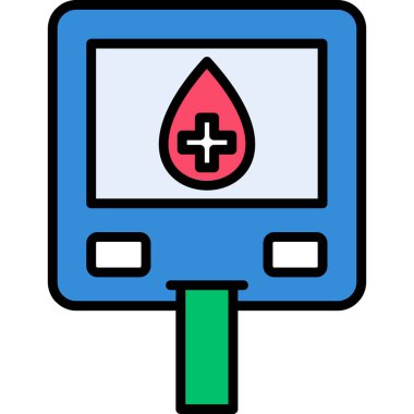 Kan bağışı. Basit resimleme