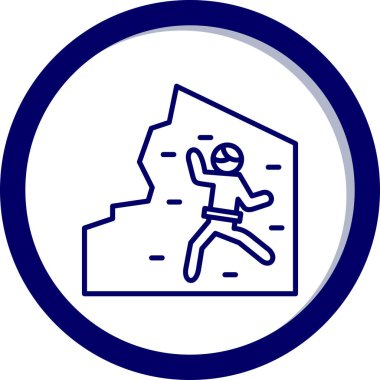 Mavi takım elbiseli bir adamın vektör çizimi. Elinde bir bayrak ve dünya haritası var.