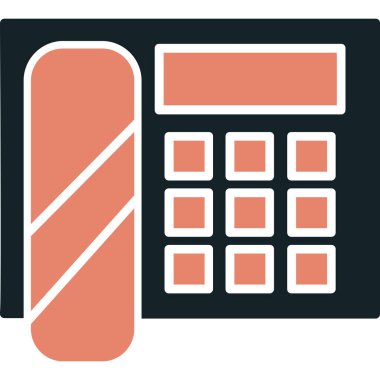 Hesap makinesi. Web simgesi basit tasarım