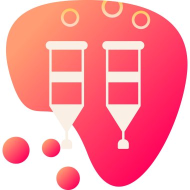 Bir şişe şarapla kırmızı bardağın vektör çizimi