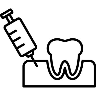 Dişçi diş ikonu. Beyaz arkaplanda izole edilmiş web tasarımı için ana diş hekimi vektör simgesi