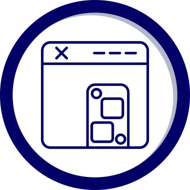 Çamaşır simgesinin vektör illüstrasyonu