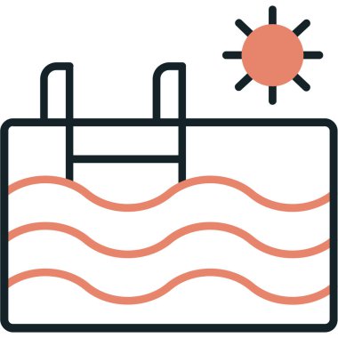 Bir gaz simgesinin vektör illüstrasyonu