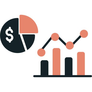 Bozuk paralar ve dolar sembollü çizelge