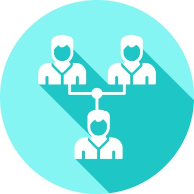 İş takım çalışması vektör simgesi