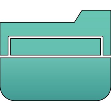 Modern bir simgenin vektör illüstrasyonu