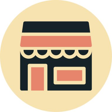 Alışveriş. Web simgesi basit illüstrasyon