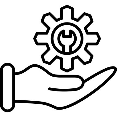 İş kavramı kutsal kişilerin resmi, vektör çizim