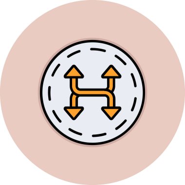 Modern gaz yoksunluğunun vektör illüstrasyonu