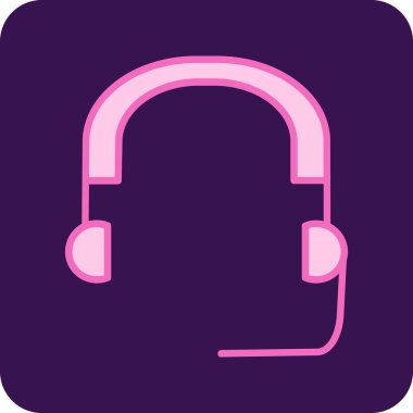 Müzik simgesi vektör illüstrasyonu