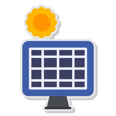 Takvim simgesi olan bilgisayar ekranı, basit biçim