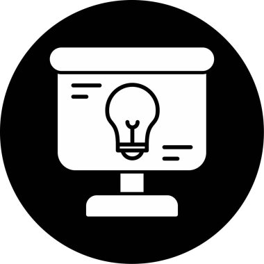 özet biçiminde ampul ışığı fikir simgesi