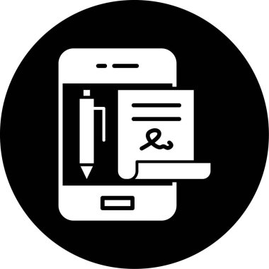 mobil simge vektör illüstrasyonu