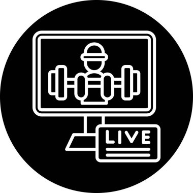 canlı ikon vektör illüstrasyonu