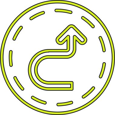 Bir karikatür madeni paranın vektör çizimi