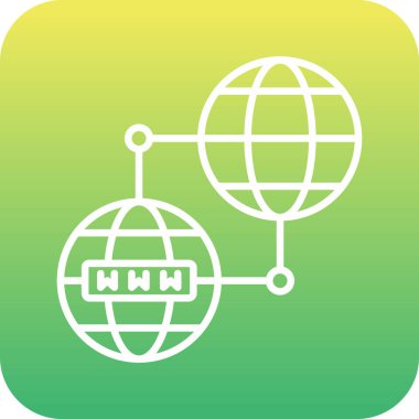 Vektör Genel Ağ simgesi