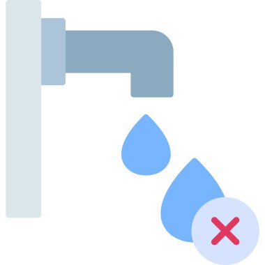 Musluk simgesi vektör illüstrasyonu