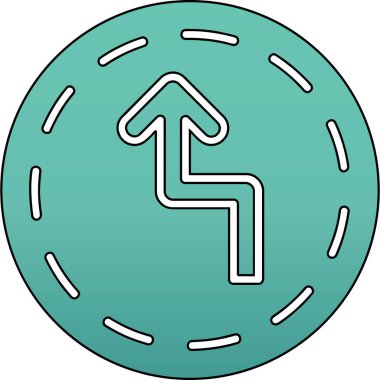 ok simgesi vektör illüstrasyonu