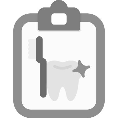 diş simgesi vektör illüstrasyonu