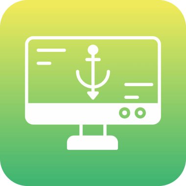 Eşsiz Sunucu Vektör Kabartma Simgesi