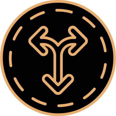 Bir ağaç simgesinin vektör illüstrasyonu