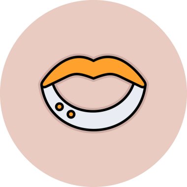 Çizgi film simgesinin vektör illüstrasyonu