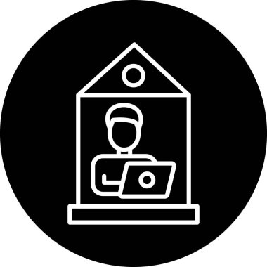 seo modern simgesinin vektör illüstrasyonu