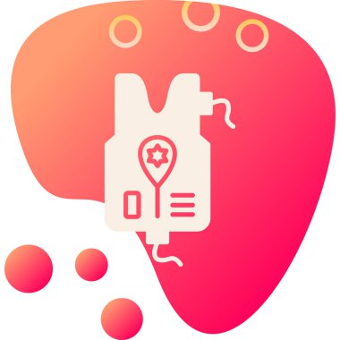 Bir şırıngayla İsrail haritası