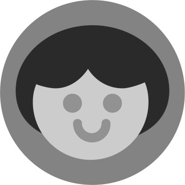 avatar. Web simgesi basit illüstrasyon
