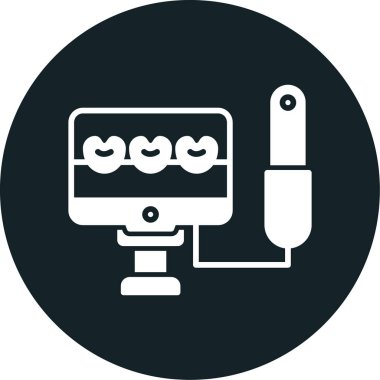 diş hekimi simge vektör çizim