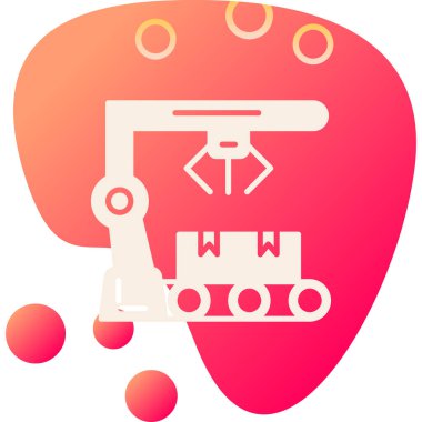 Robot simgesi, vektör çizimi