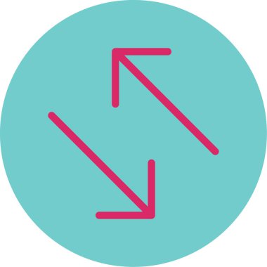 ok modern simgesinin vektör illüstrasyonu