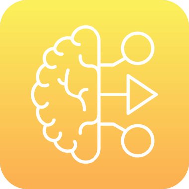 Oklu beyin. Web simgesi