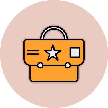 Seyahat simgesinin vektör illüstrasyonu