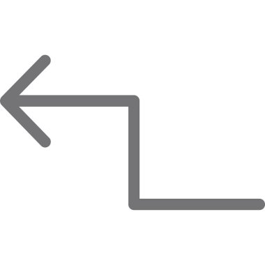 ok sağ simgesi ana hat biçiminde