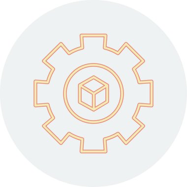 vites düz simgesi, vektör, illüstrasyon