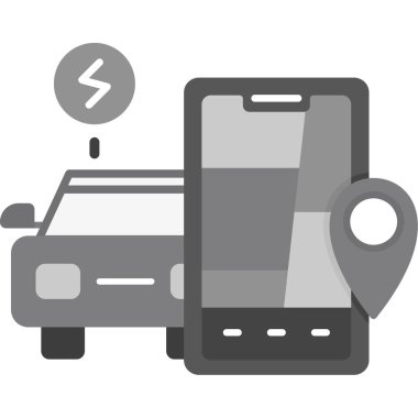 Araba akü vektör simgesi